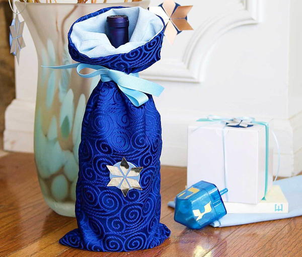Hanukkah DIY Wine Bag Hanukkah DIY Wine Bag