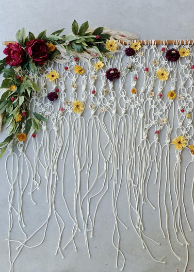 Macrame Photo Booth Backdrop Macrame Photo Booth Backdrop