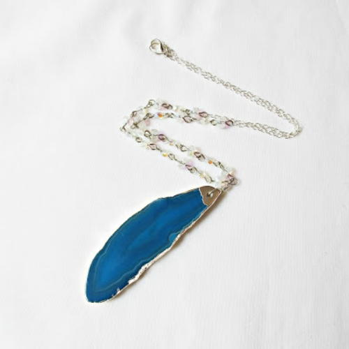 DIY Geode Slice Necklace DIY Geode Slice Necklace