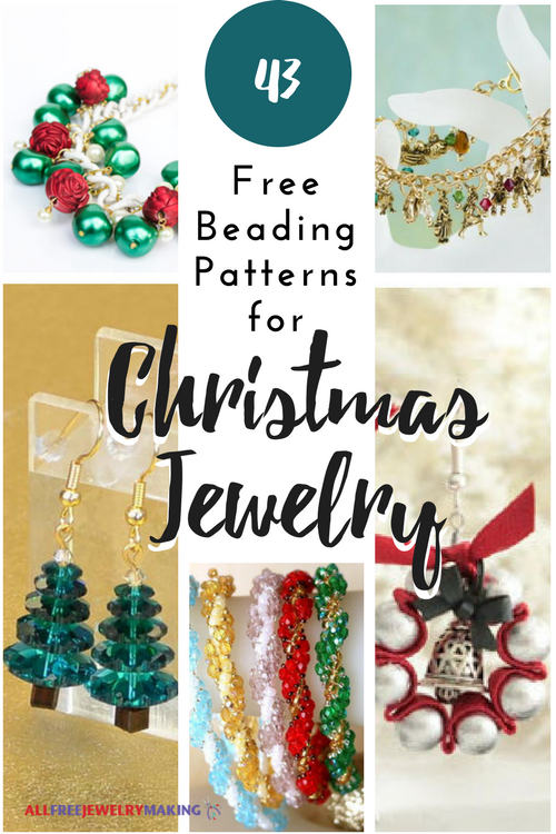 beaded christmas earrings free patterns