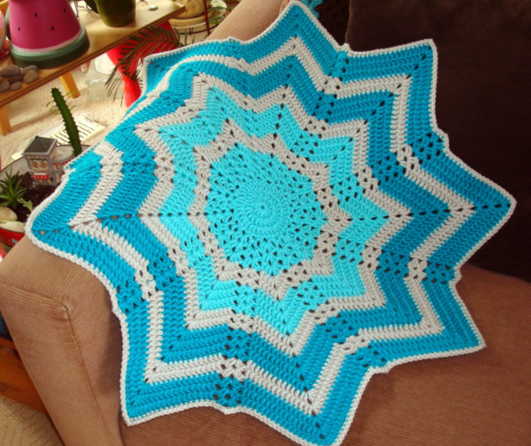Rippling Shells Baby Afghan Rippling Shells Baby Afghan
