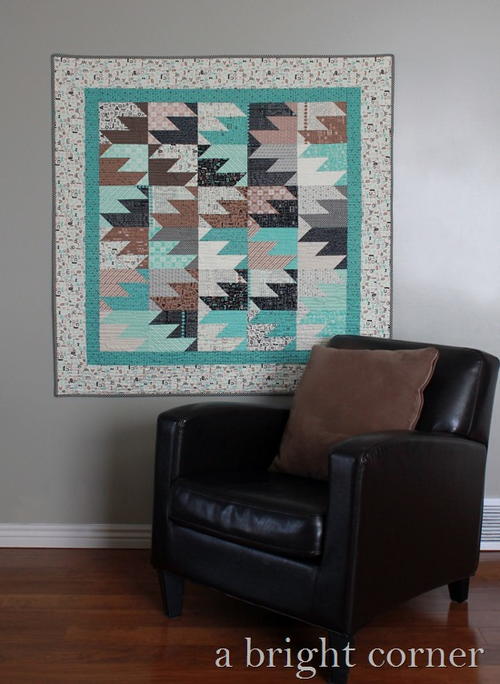 Minty September Steps Quilt Minty September Steps Quilt