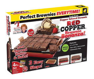 Bulbhead Red Copper Brownie Bonanza Pan Giveaway