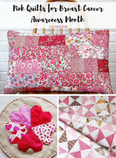 Pink Quilts for Breast Cancer Awareness Month