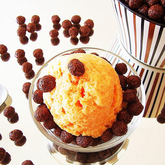 No Churn Melon and Condensed Milk Ice Cream No Churn Melon and Condensed Milk Ice Cream