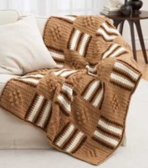 Diamond and Stripes Afghan Diamond and Stripes Afghan