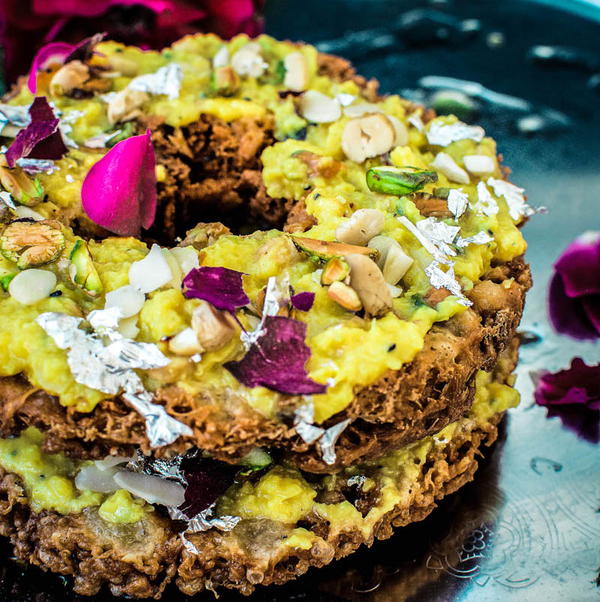 Jaipuri Malai Ghevar Jaipuri Malai Ghevar