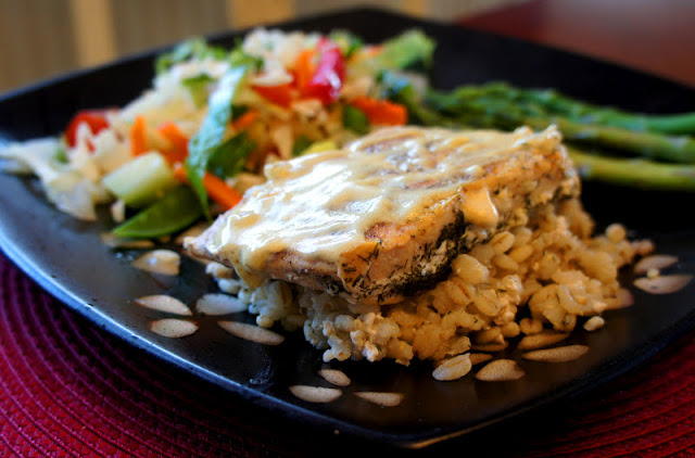 Slow Cooker Lemon Dijon Salmon with Dill Barley Slow Cooker Lemon Dijon Salmon with Dill Barley