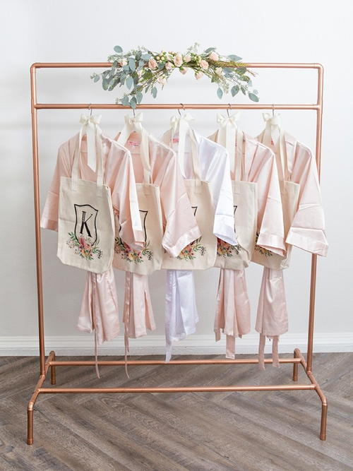 Sophisticated Copper Pipe Garment Rack