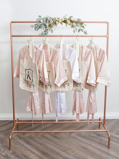 Sophisticated Copper Pipe Garment Rack Sophisticated Copper Pipe Garment Rack
