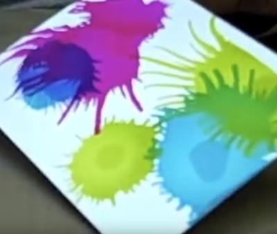 Tim Holtz Video: Alcohol Ink Splatter Technique