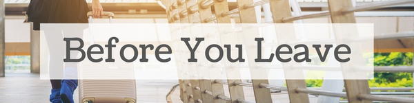 Before You Leave Before You Leave