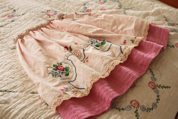 Simple Reversible Vintage Skirt Simple Reversible Vintage Skirt