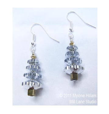 Simple Silver Tree Dangle Earrings Simple Silver Tree Dangle Earrings