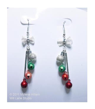Jingle Bell Rock DIY Dangle Earrings Jingle Bell Rock DIY Dangle Earrings
