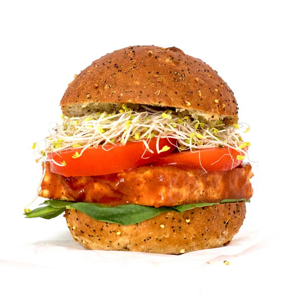 The Ultimate Vegan BBQ Tofu Burger The Ultimate Vegan BBQ Tofu Burger