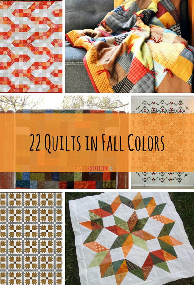 22 Quilts in Fall Colors | FaveQuilts.com