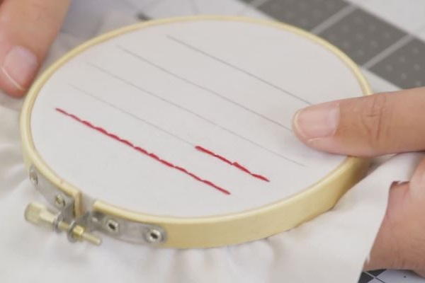 How to Sew a Straight Line by Hand: Step 8