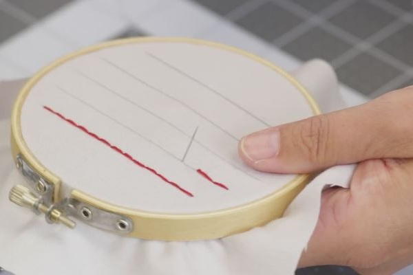How to Sew a Straight Line by Hand: Step 6