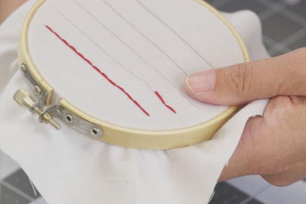 How to Sew a Straight Line by Hand: Step 5b