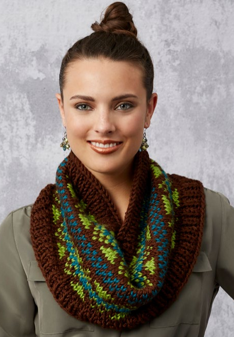 Fabulous Fair Isle Knit Cowl Pattern Fabulous Fair Isle Knit Cowl Pattern
