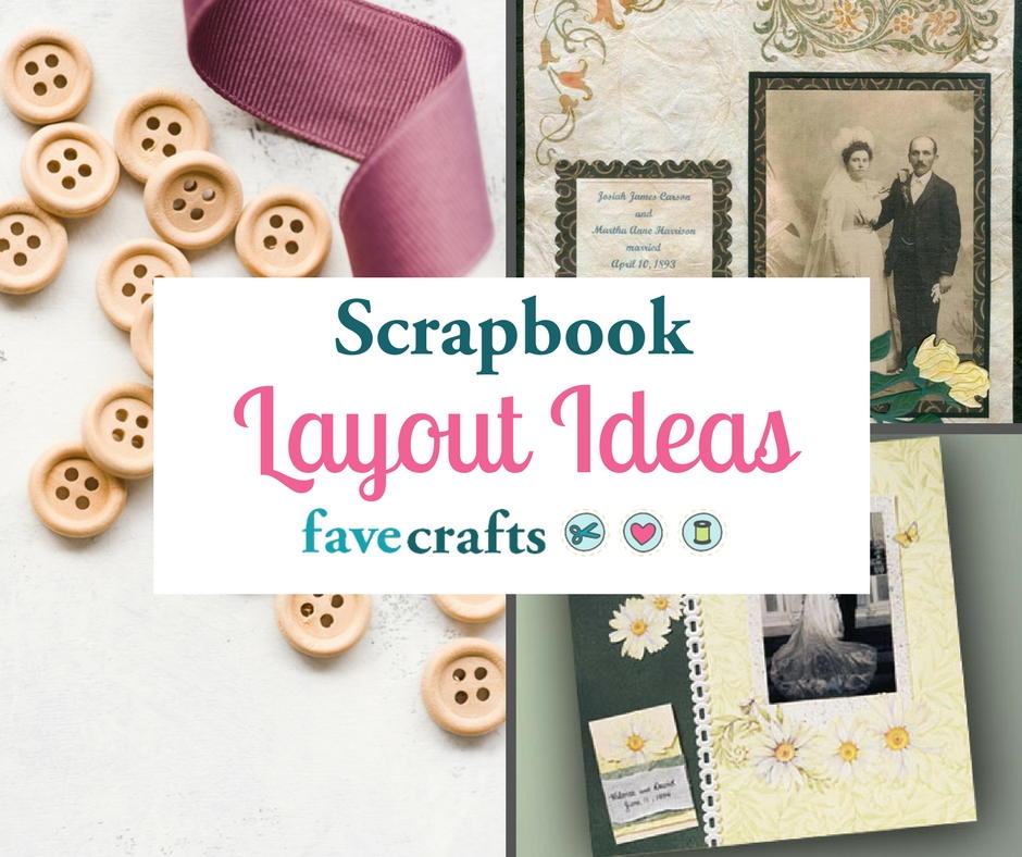 Scrapbook Layout Ideas: 5 Scrapbook Templates to Inspire | FaveCrafts.com