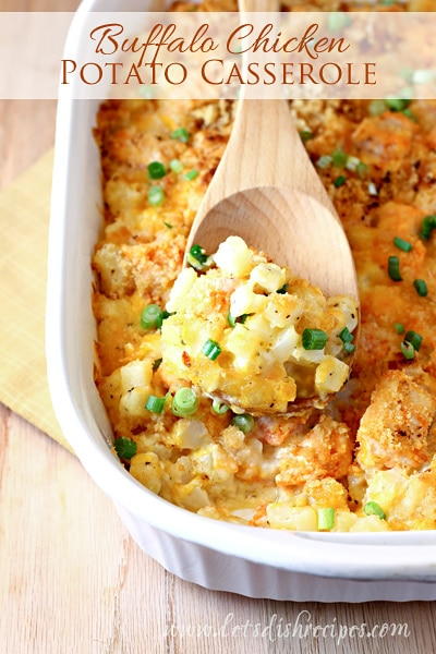 Easy Buffalo Chicken Potato Casserole Easy Buffalo Chicken Potato Casserole