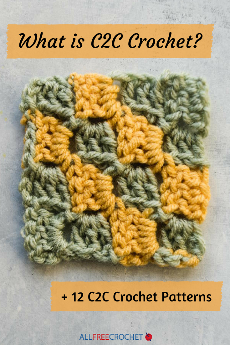 What Is C2C Crochet? + 12 C2C Crochet Patterns | AllFreeCrochet.com