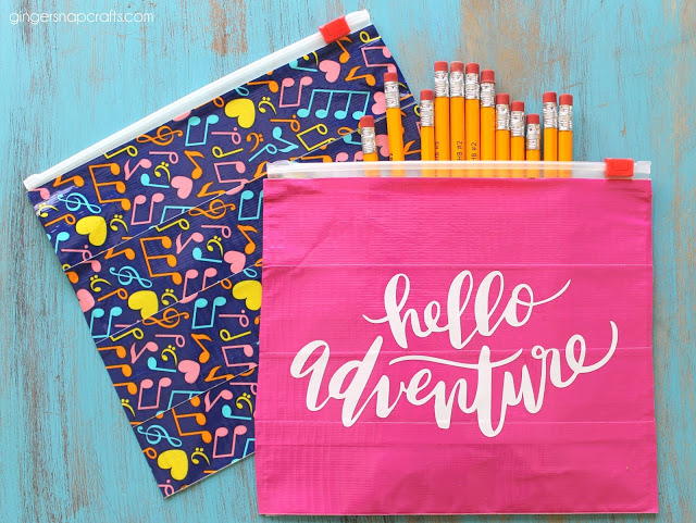 Back to School Duct Tape Pencil Case Back to School Duct Tape Pencil Case