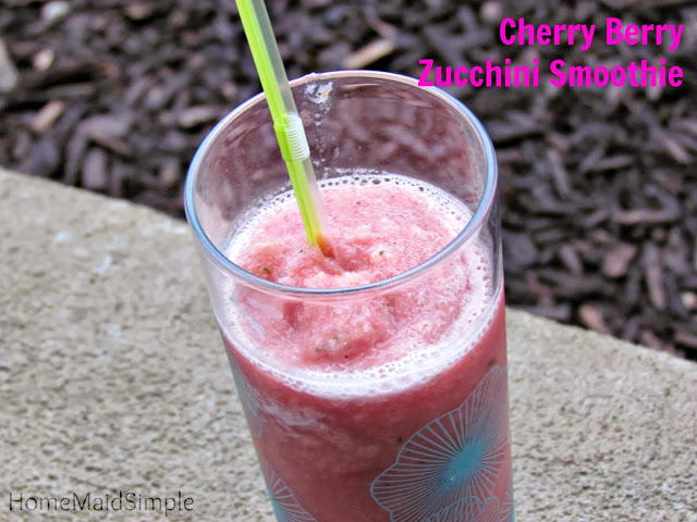 Cherry Berry Zucchini Smoothie Cherry Berry Zucchini Smoothie
