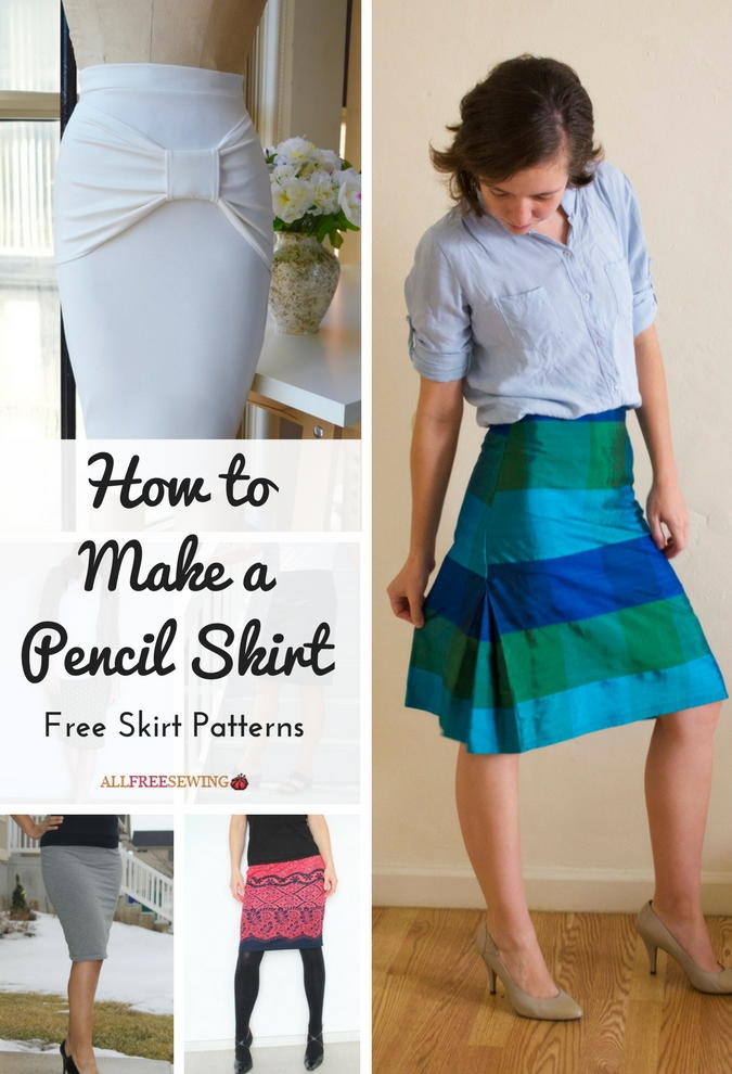 How To Make A Pencil Skirt 11 Free Skirt Patterns Allfreesewing Com