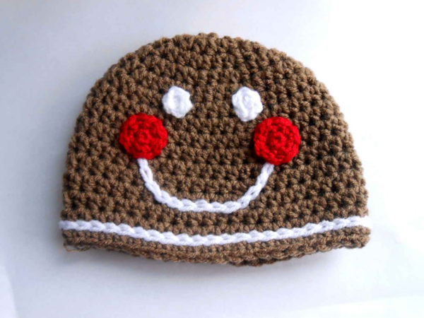 Cute Crochet Gingerbread Hat Cute Crochet Gingerbread Hat