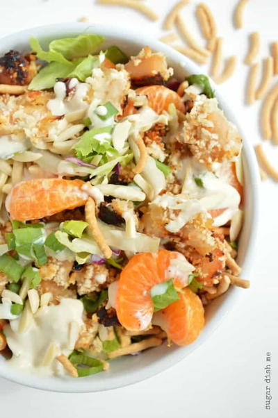 Asian Chicken Salad with Copycat Applebees Dressing Asian Chicken Salad with Copycat Applebees Dressing