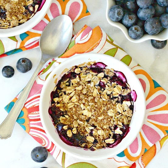 Mini Blueberry Crumbles Mini Blueberry Crumbles