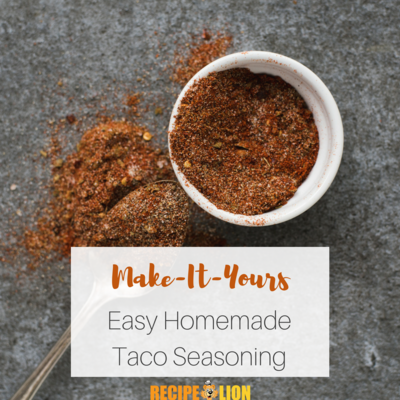 Make-it-Yours Homemade Taco Seasoning