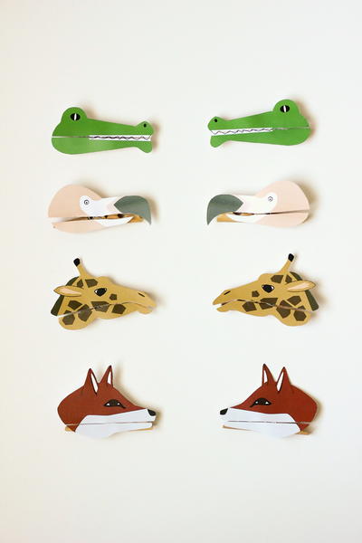 Clothespin Puppet Animal Craft Clothespin Puppet Animal Craft