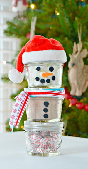 Cozy Canned Cocoa Snowman Cozy Canned Cocoa Snowman