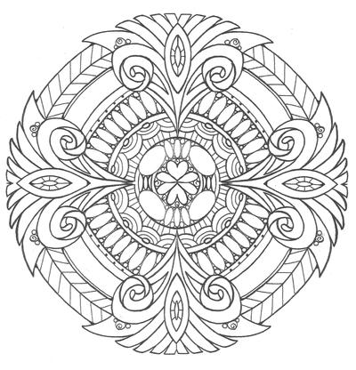 Pure Royalty Adult Coloring Page