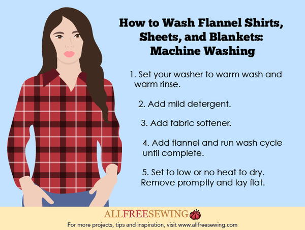 How to Wash Flannel Shirts, Sheets, and Blankets: Machine Washing How to Wash Flannel Shirts, Sheets, and Blankets: Machine Washing