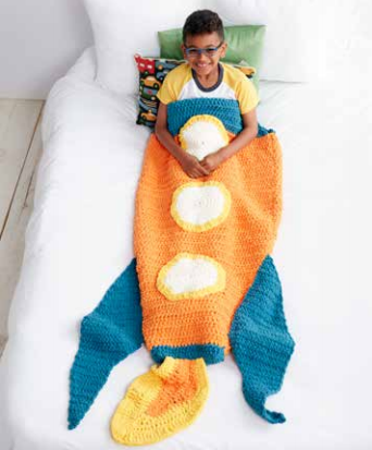 Blast Off Crochet Snuggle Sack