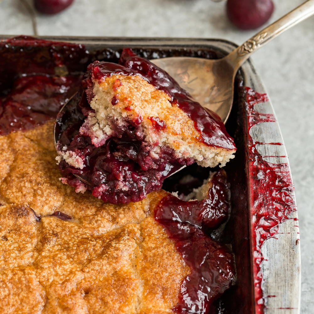 Fresh Cherry Cobbler