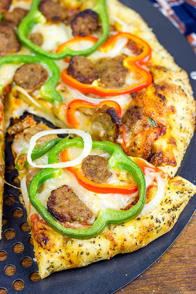 Sausage and Peppers Pizza Sausage and Peppers Pizza