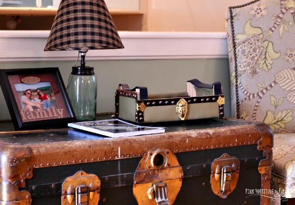 Upcycle a Crate into a Vintage Trunk Upcycle a Crate into a Vintage Trunk