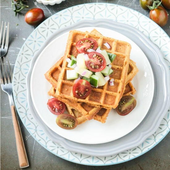 Crunchy Corn Waffles Crunchy Corn Waffles