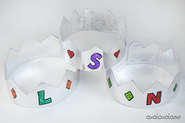 Easy Recycled DIY Crown Easy Recycled DIY Crown