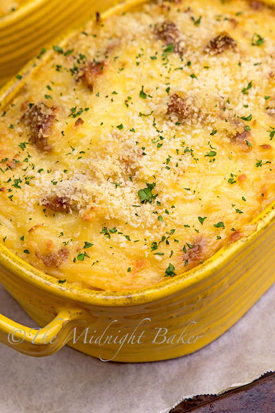 Cheesy Sausage Potato Casserole for Two Cheesy Sausage Potato Casserole for Two