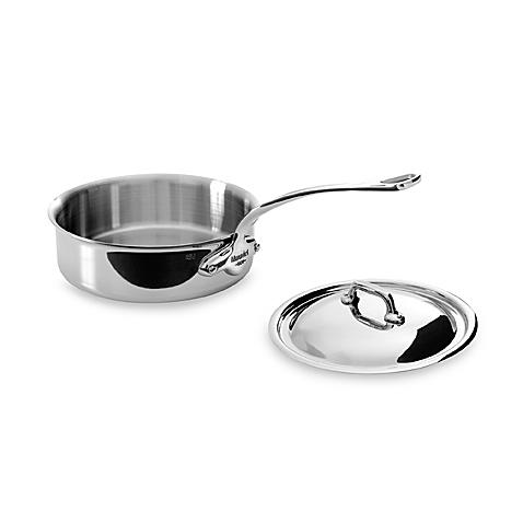 Mauviel Stainless Steel Saute Pan with Lid