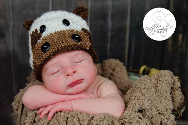 Lil Cow Newborn Beanie Lil' Cow Newborn Beanie