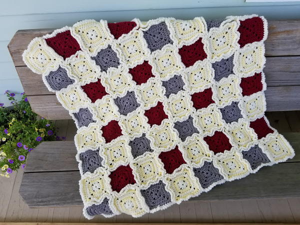 Rag Quilt Style Baby Blanket Rag Quilt Style Baby Blanket