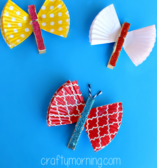 The Easiest Butterfly Crafts